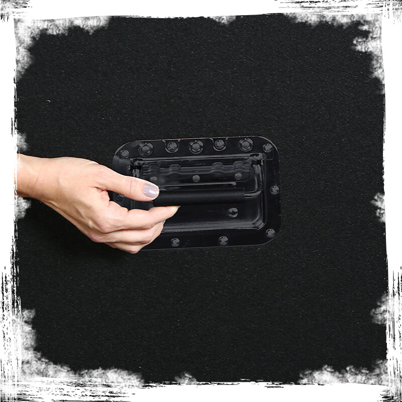 PA Speaker Cabinet Handles - Recessed Metal Flip Spring Road Flight Trunk Case