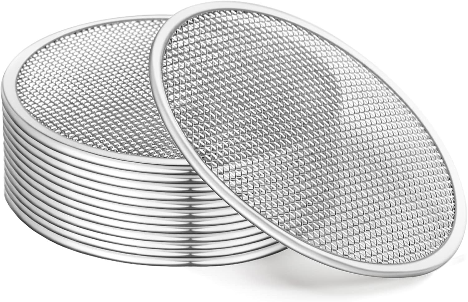 3/12 Pack Sprouting Lid 316 Stainless Steel Screen Lid for 86mm Wide Mouth Mason