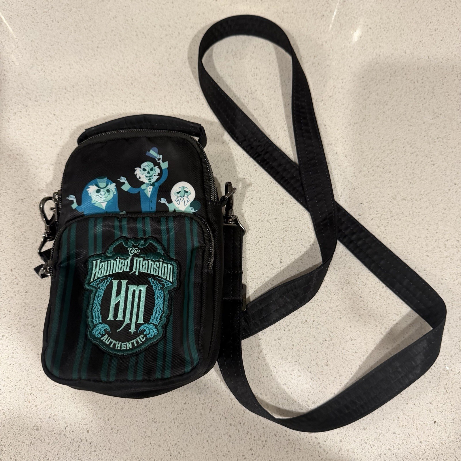 Disney Parks Lug Haunted Mansion Crossbody Bag  Skeeter Hitchhiking Ghosts
