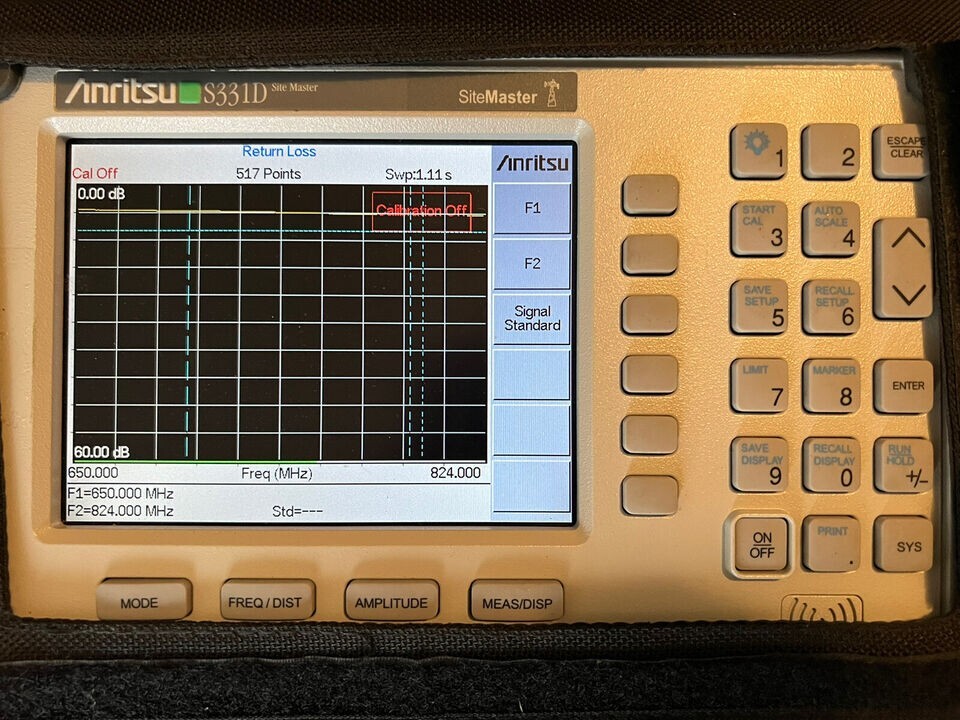 Anritsu S331D Site Master Cable & Antenna Analyzer SiteMaster Opt 3/19
