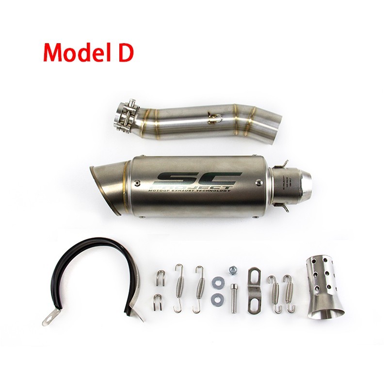 Slip for Honda CBR300R 2013-23 CBR300F Black Muffler Tips Exhaust Mid Tail Pipe