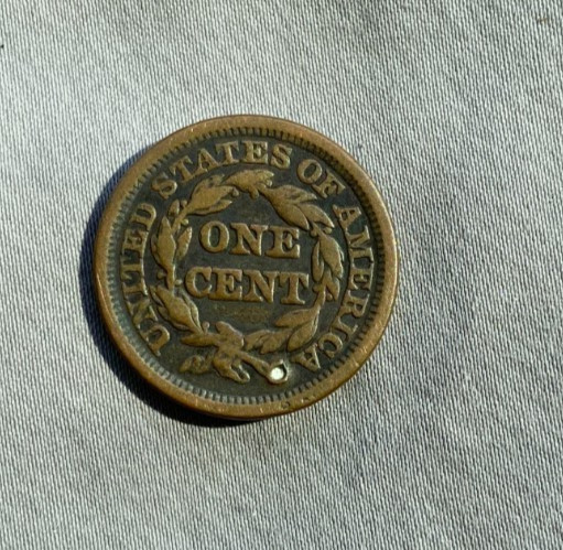 1849 Braided Hair Large Cent