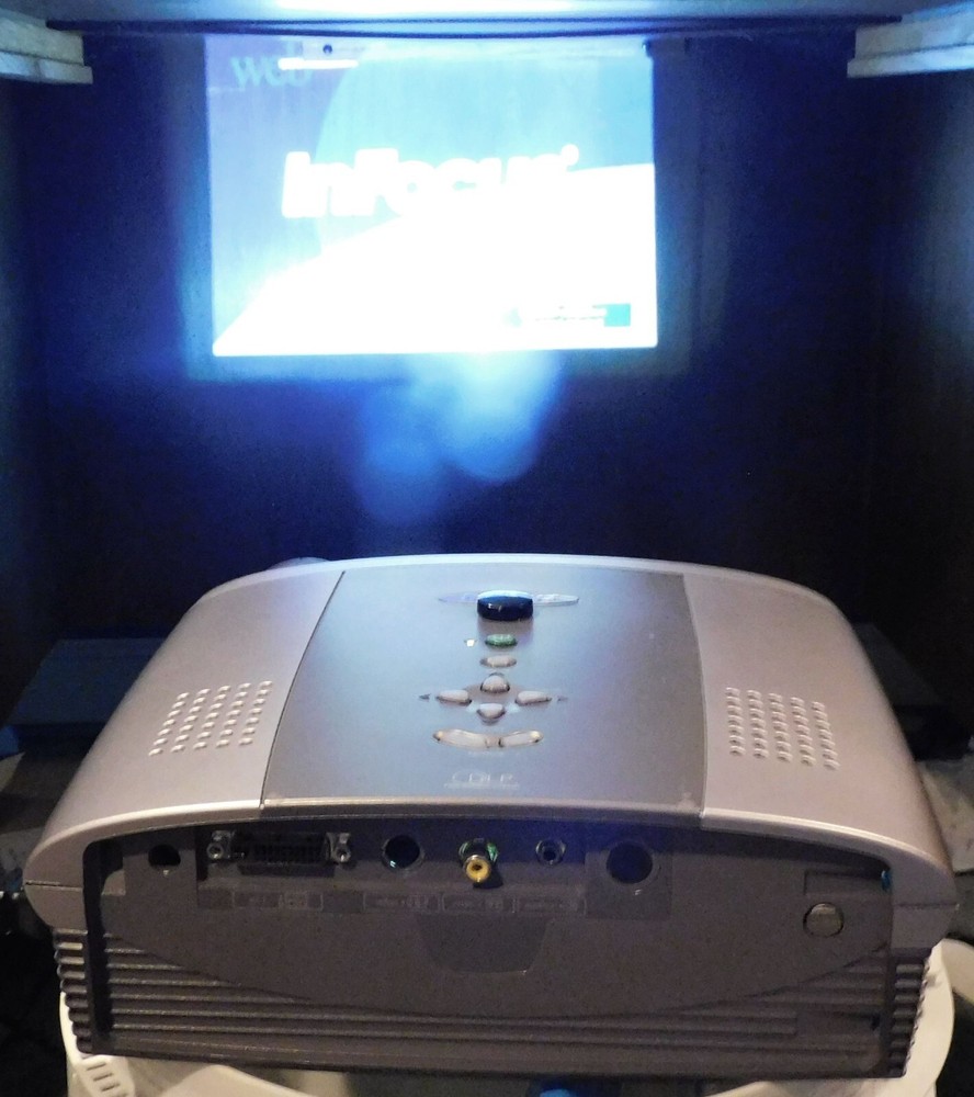 InFocus Projector Model LP500 with Remote and Cables, Working