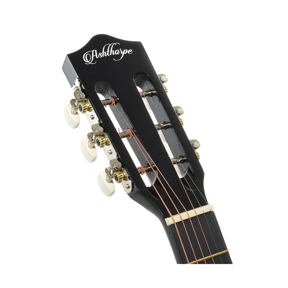 Ashthorpe 30-inch Beginner Acoustic Guitar Package (Black), Basic Starter Kit...