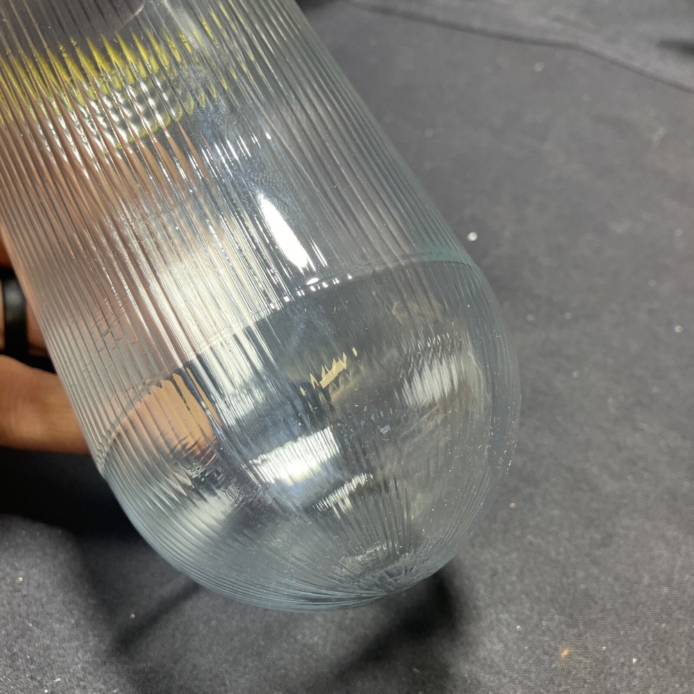 Replacement 6-1/2" x 3-1/4" diameter Threaded Clear Glass Explosion Proof Globe