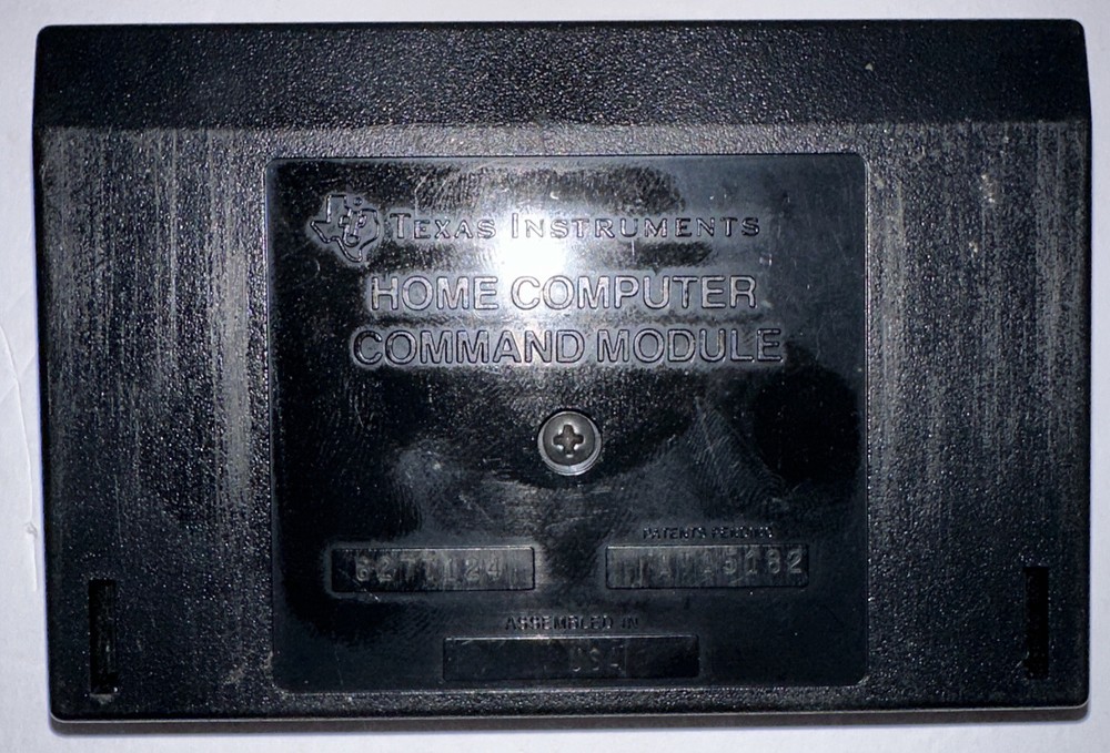 Football Game Command Module & Manual Texas Instruments TI99/4A Computer Vintage