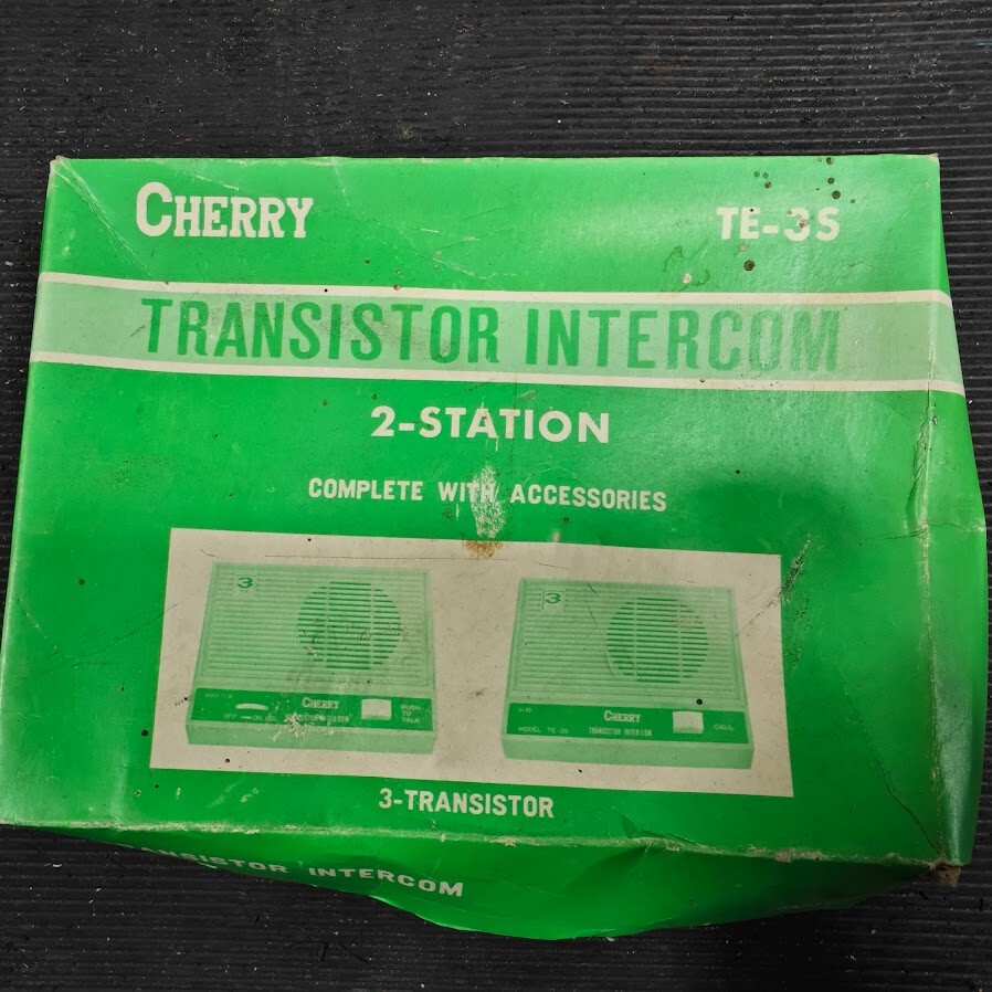 Cherry TE-3S Transistor Intercom - Working, No Accessories