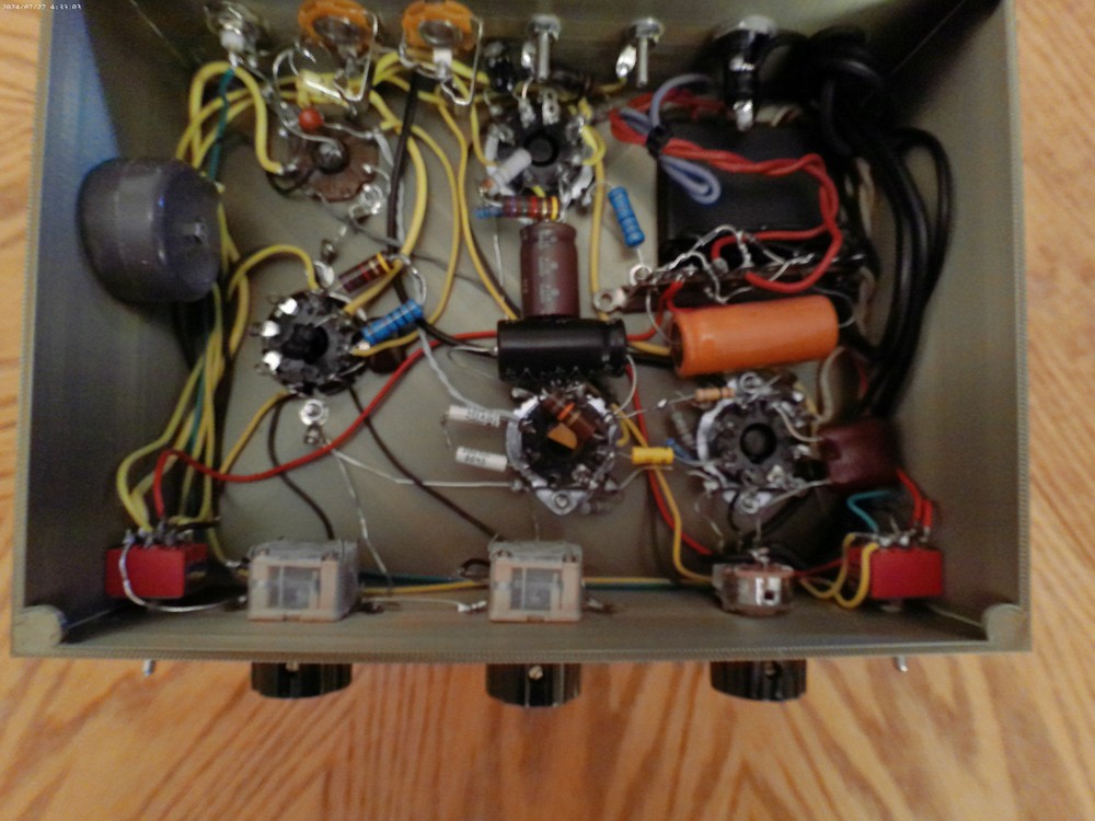 QRP AM/CW Ham Radio Transmitter 80/40 Meter Bands Heising Modulation