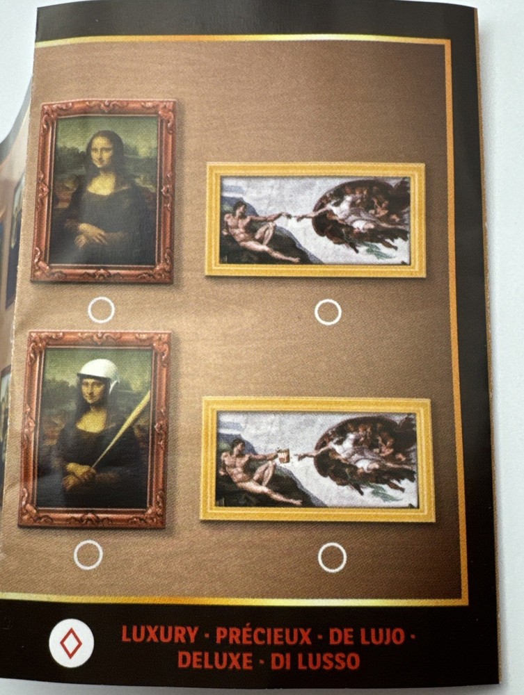 🖼️ NEW! Zuru Mini Brands Create MASTERPIECES~ Opened/Unmade *Luxury MONA LISA