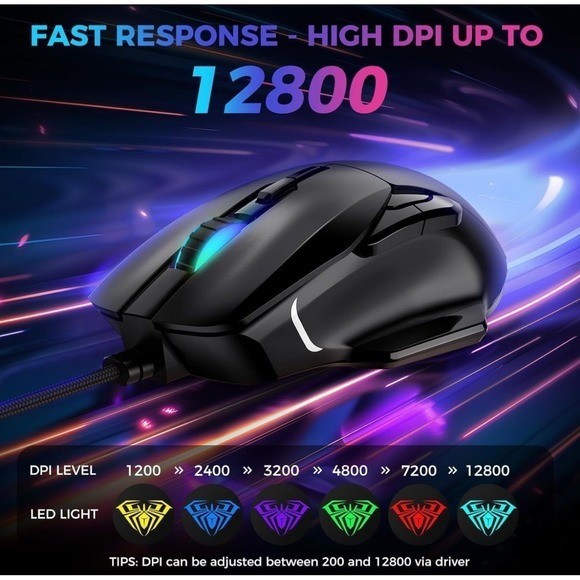 Light Up PC Mouse