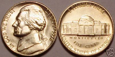 1978-P BRILLIANT UNCIRCULATED JEFFERSON!