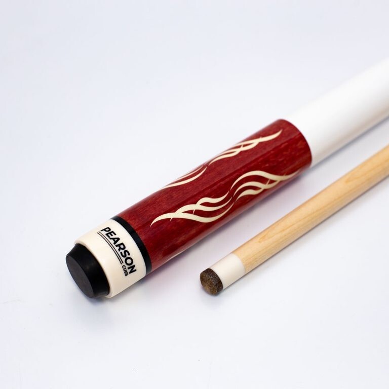 Pearson® PK 58 Pool Cue Red with White Handle
