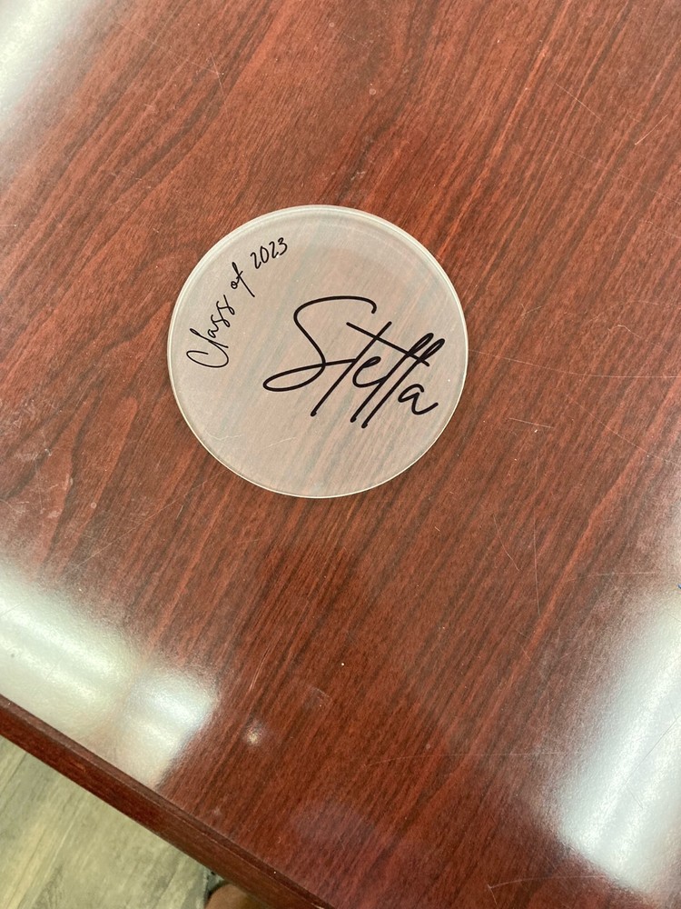 4" Customizable Acrylic Circle - 1/4"