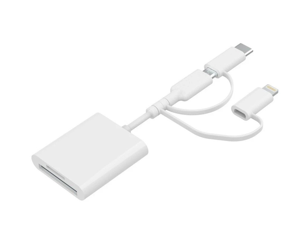 VIVITAR MOV4016-WHT  Mobile SD, Micro SD and Compact Flash Card Reader