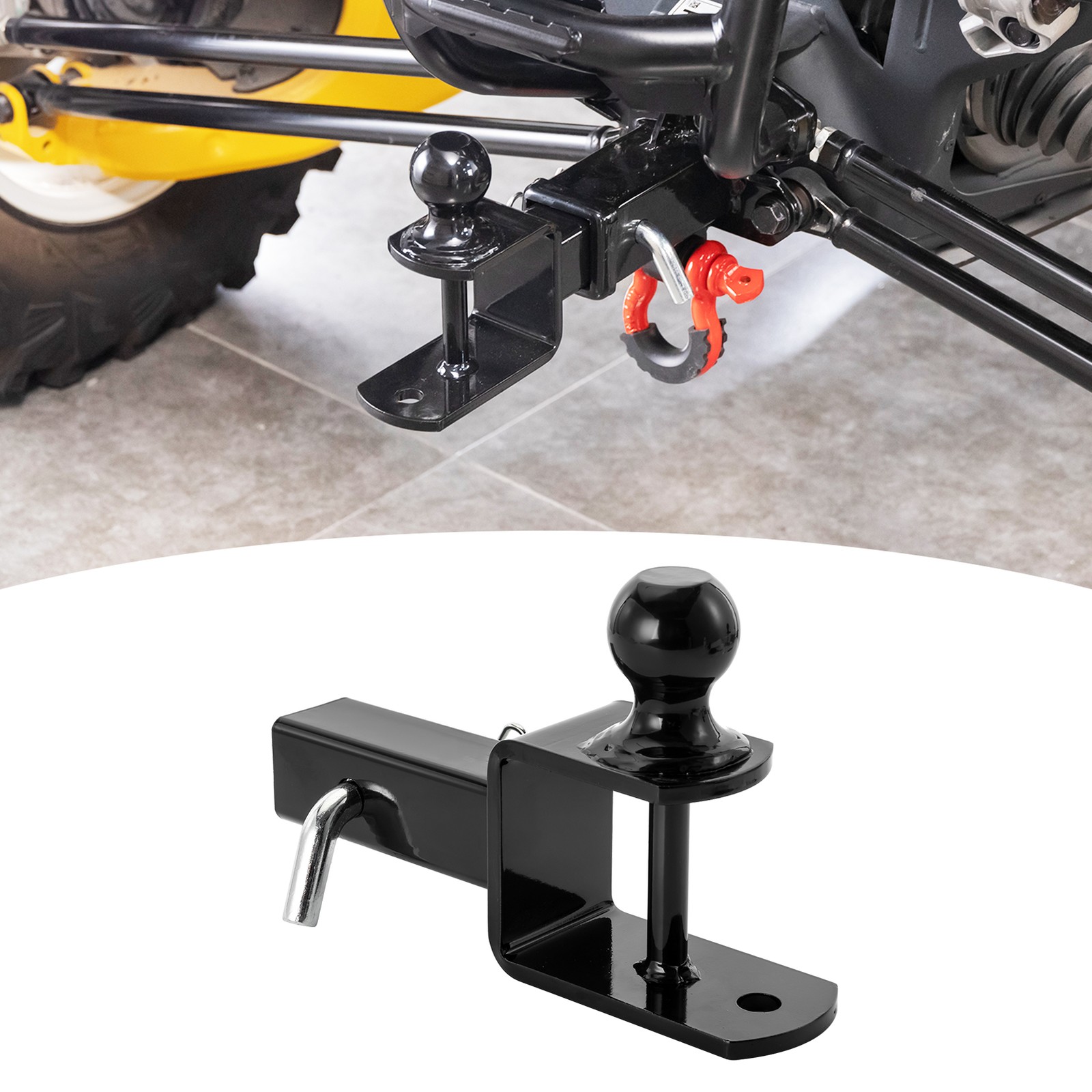 3-in-1 ATV/UTV Trailer Hitch Towing Ball Mount With 2 Inch Ball For Polaris