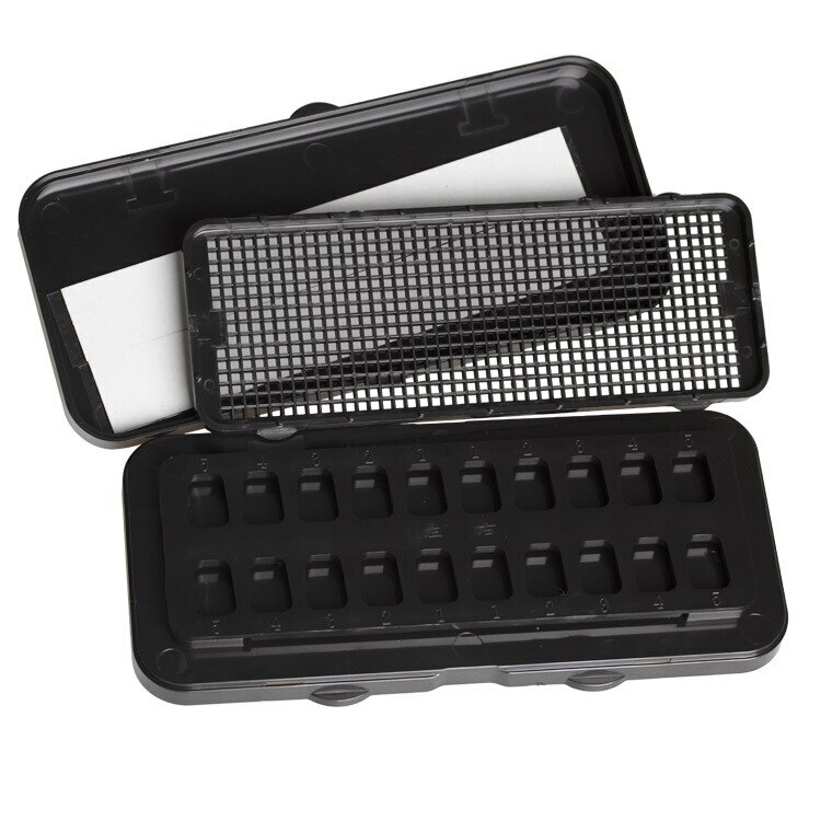 Patch Tooth Box Dental Ceramic Veneer Denture Storage Sterilization Box
