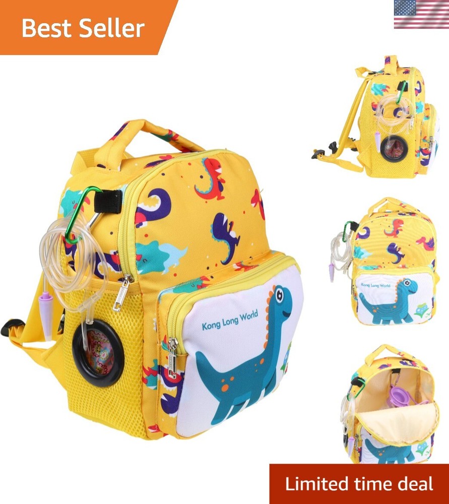 Adjustable Enteral Feeding Backpack for Active Children - Compact 500ml Design