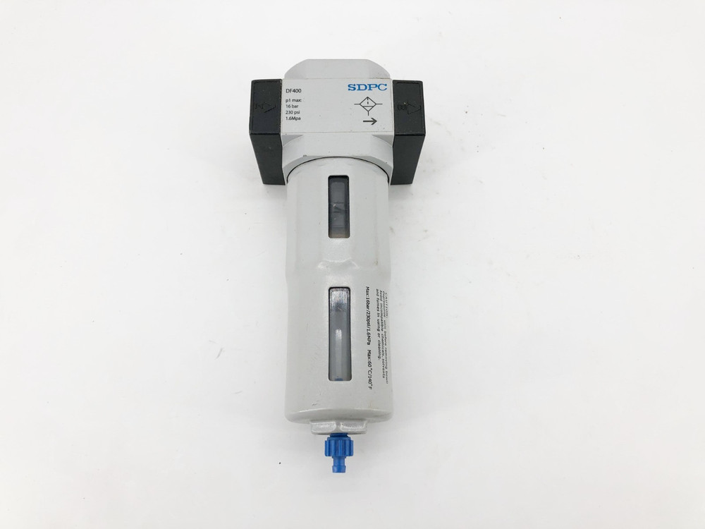 New SDPC DF400 Drain Filter 3/4" 230psi - No Box