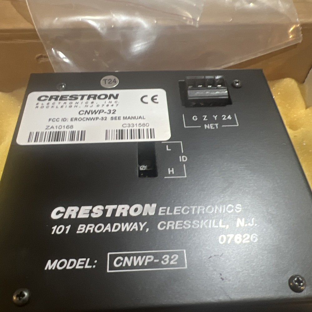 Crestron 32 Button Lectern Mount Control Panel Model CNWP-32 Missing Parts