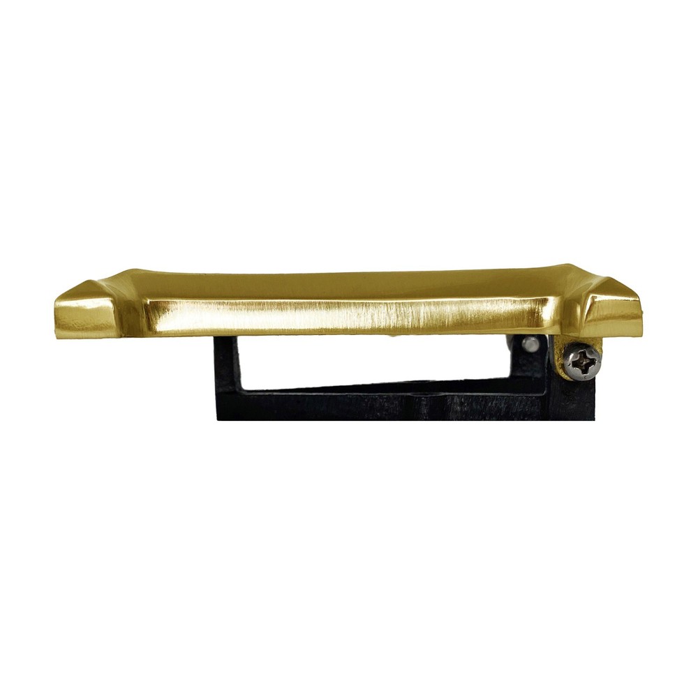 S Monogram Door Knocker by Michael Healy - Brass