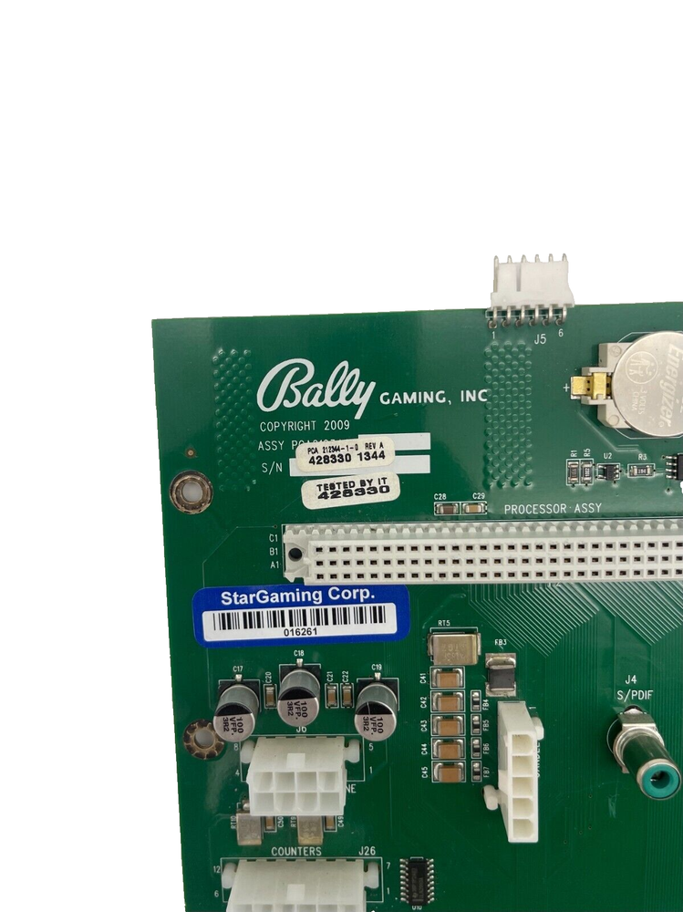 Bally Backplane Board For Alpha Pro II