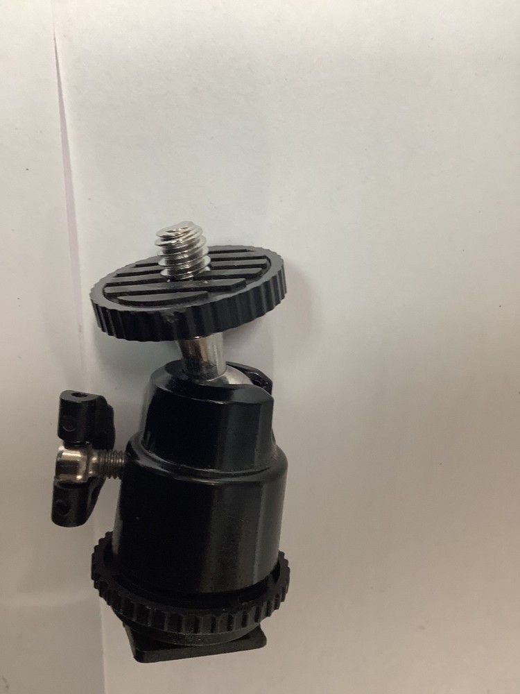 Ball Head with 1/4" Screw Thread Base Mount(Black)