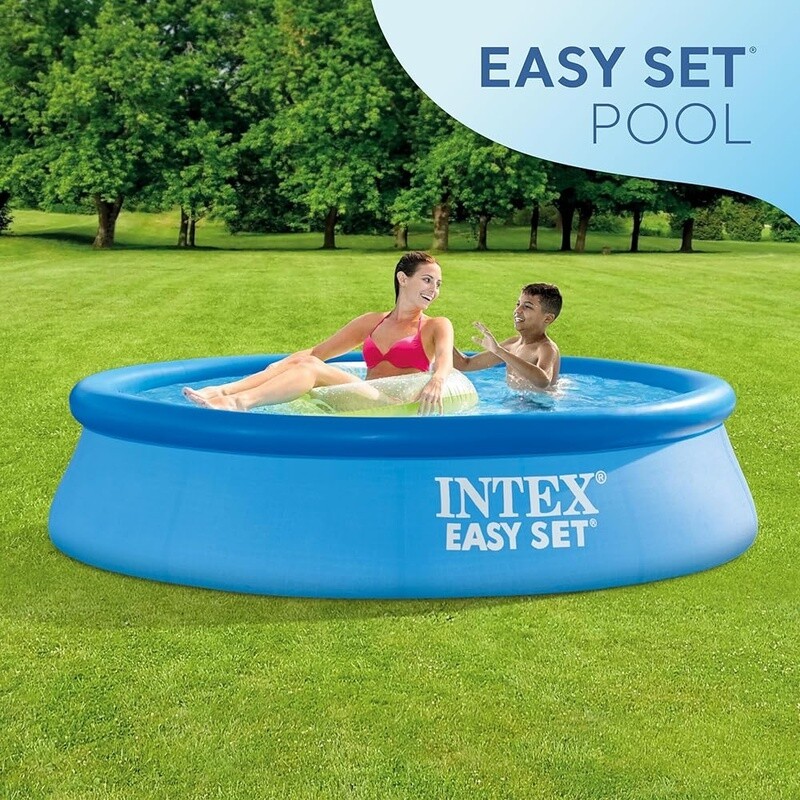 Easy Set Inflatable Pool Quick Setup Puncture Resistant Summer Fun 513 Gallon US