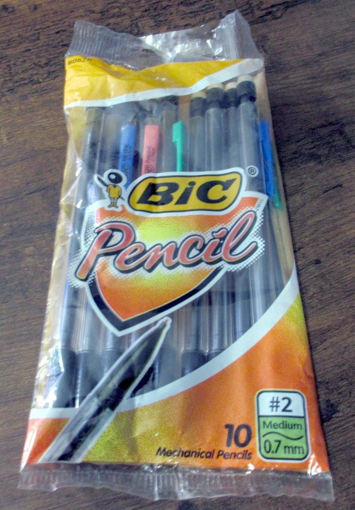 BIC Mechanical Pencils #2 Medium 0.7mm 10 pack - NEW