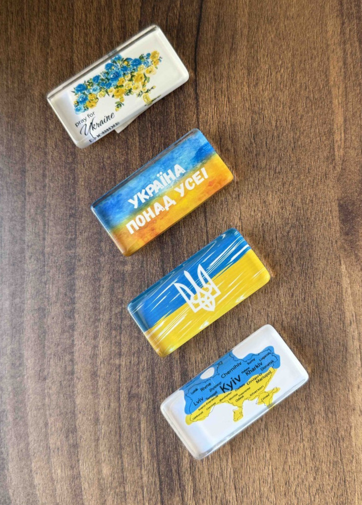 Fridge Magnet Ukrainian Map Gift Collection