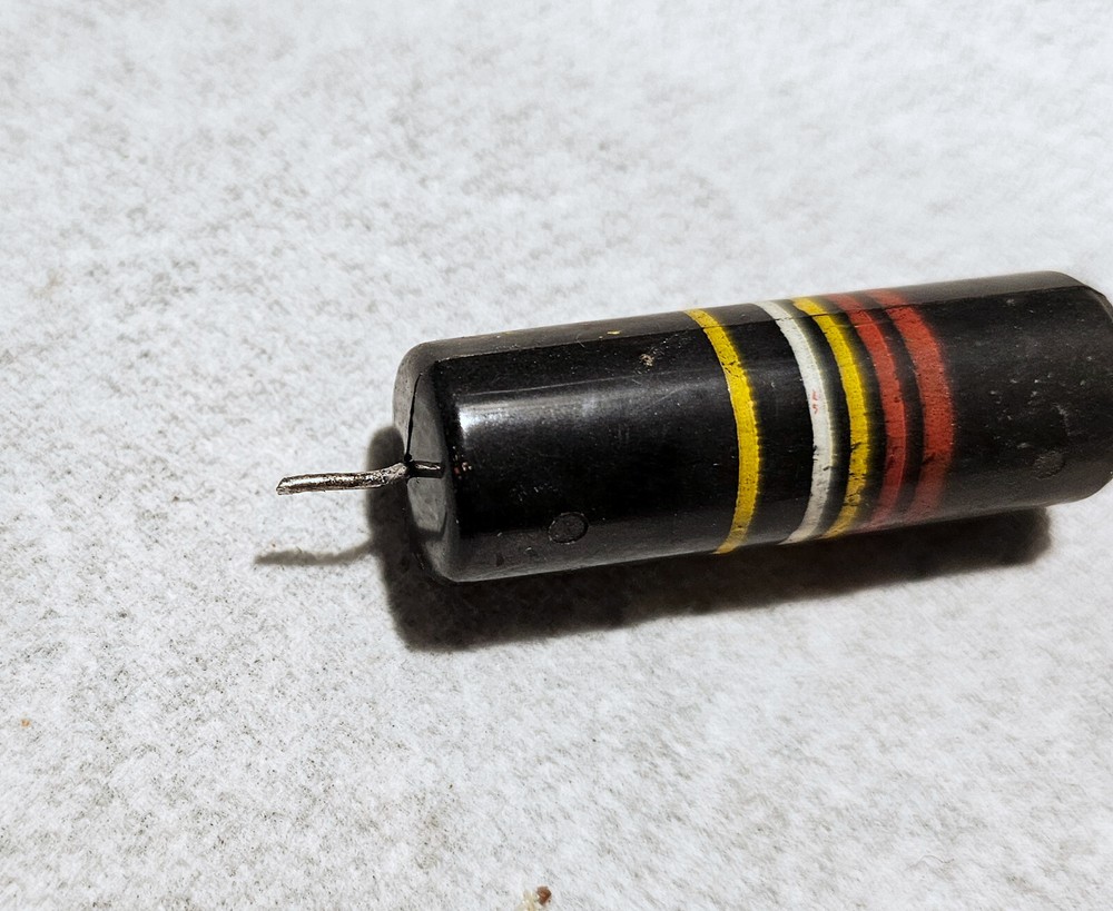 Vintage Sprague Bumblebee Capacitor Pull .22 10% 400v - Tests .23