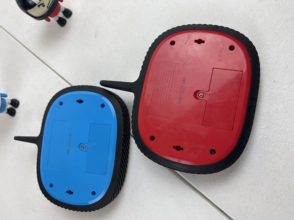 2 Sharper Image Road Rage Speed Bumpers Replacement Controls + Figures Red&Blue