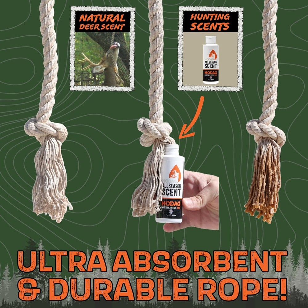 HODAG HempScent Rope Mock Scrape System Single-Setup | Deer Single-Setup, Tan