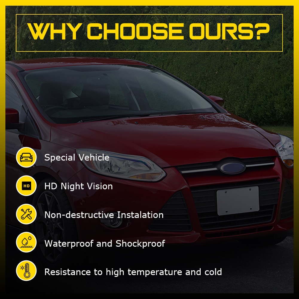 For 2014 Ford Focus S SE SEL Titanium Rear View BackUp Camera Replacement EOA