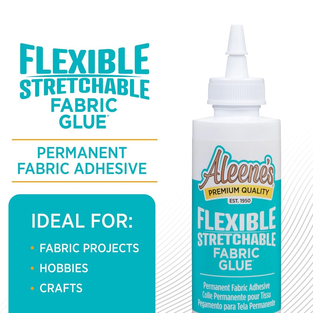 AR70-2 Flexible Stretchable Fabric Glue, 4 oz., Multicolor