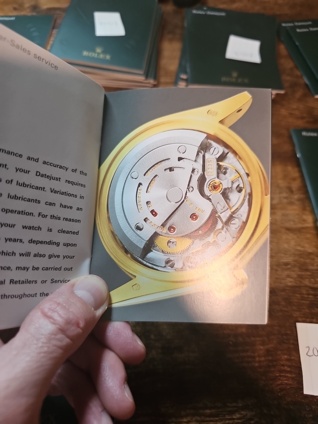 Rolex Datejust Watch OEM English Booklet 1999-2012 Manual Authentic Original