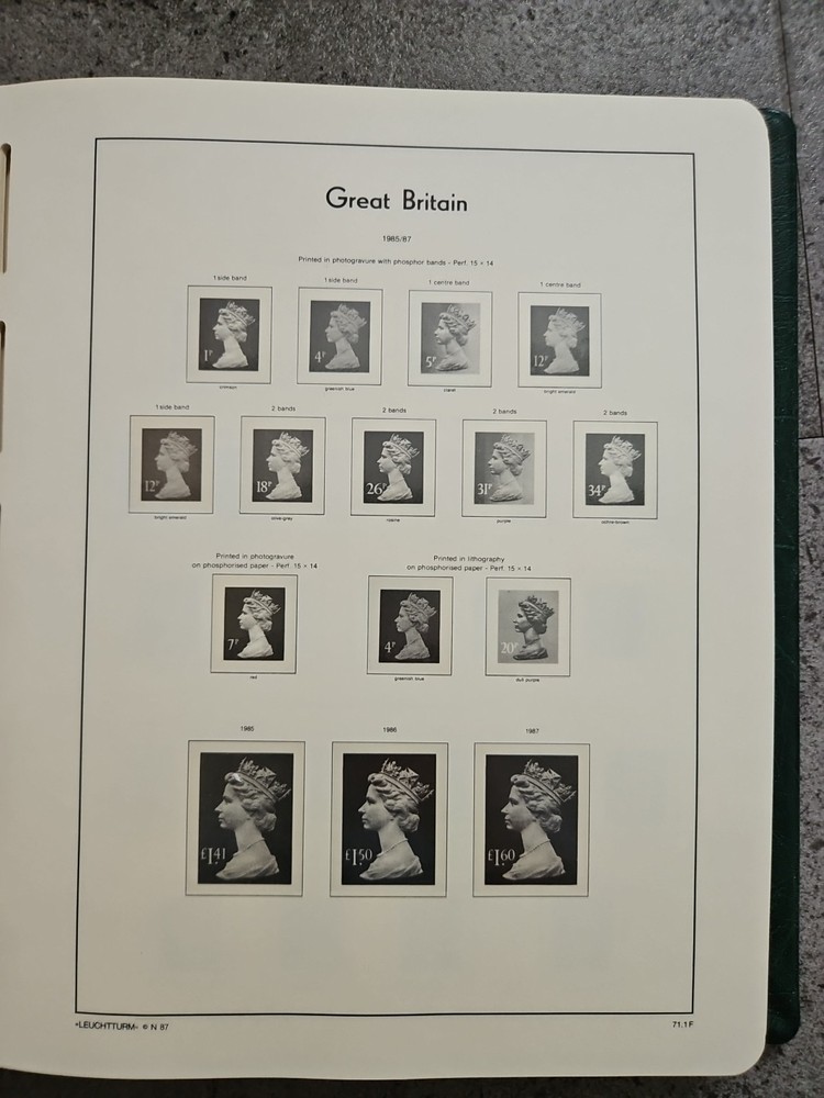 LIGHTHOUSE Turnbar Binder & Slipcase Great Britain 1985-2000 Sf Hingless