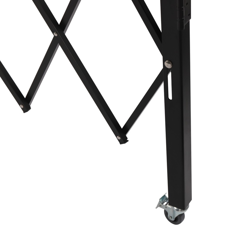 360° Rolling Barricade Gate Folding Security Gate Expanding Security Door 2.2*2m