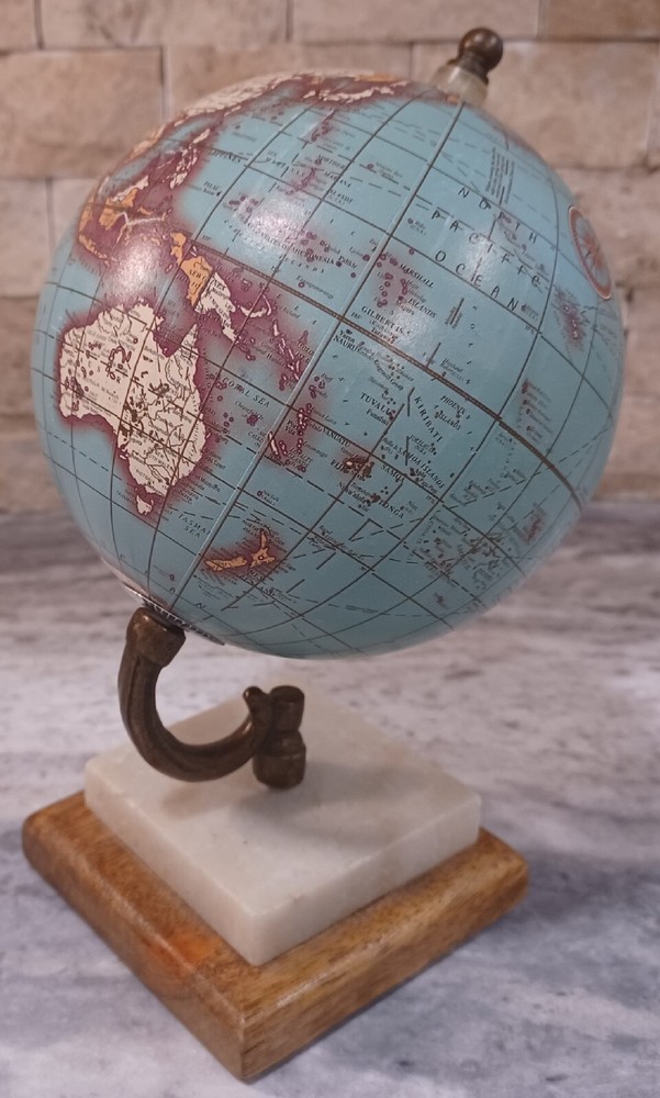 Decorative Tabletop World Globe 8 3/8"