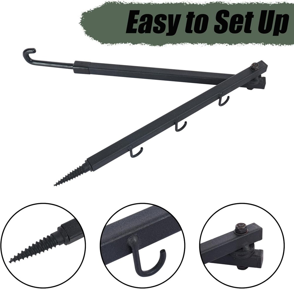 Highwild Tree Stand Bow Hanger Gear Holder Accessory A- Folding
