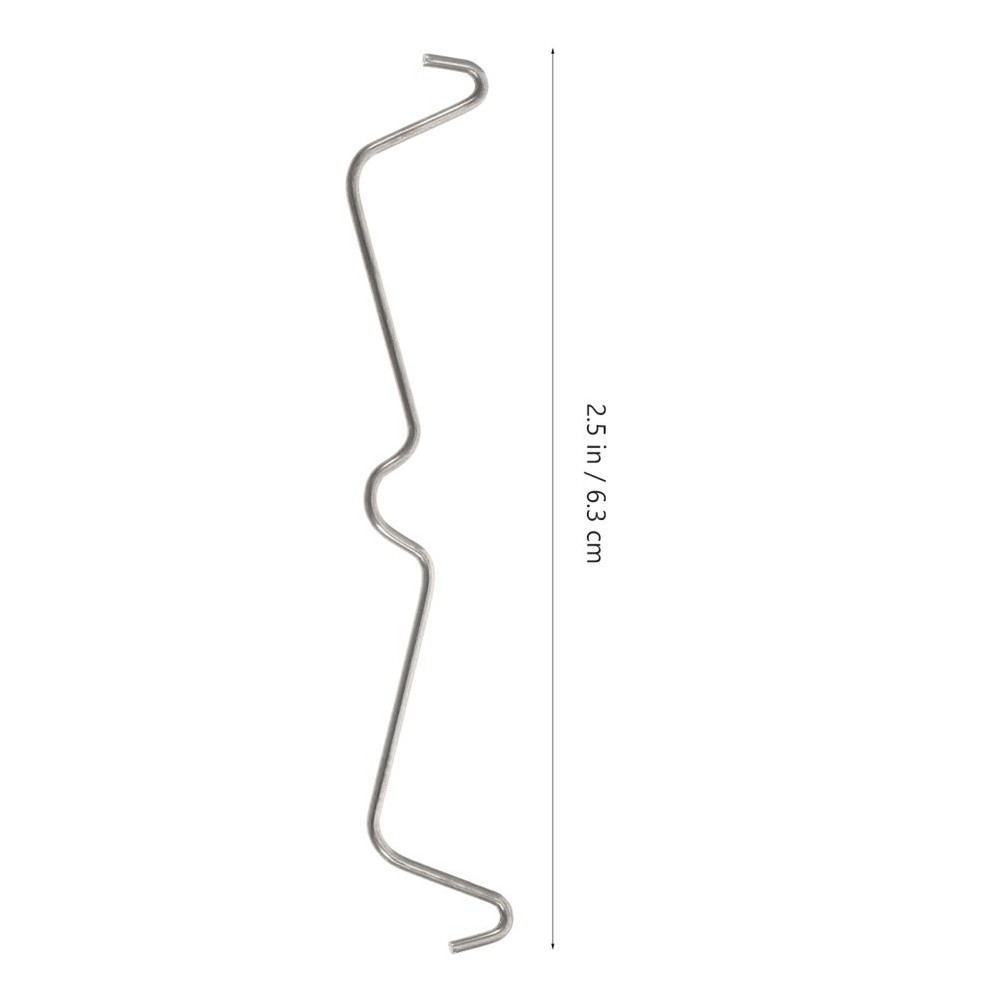 100pcs Stainless Steel Peg Hook Locks Peg Hook Securing Clip Clips hook lock