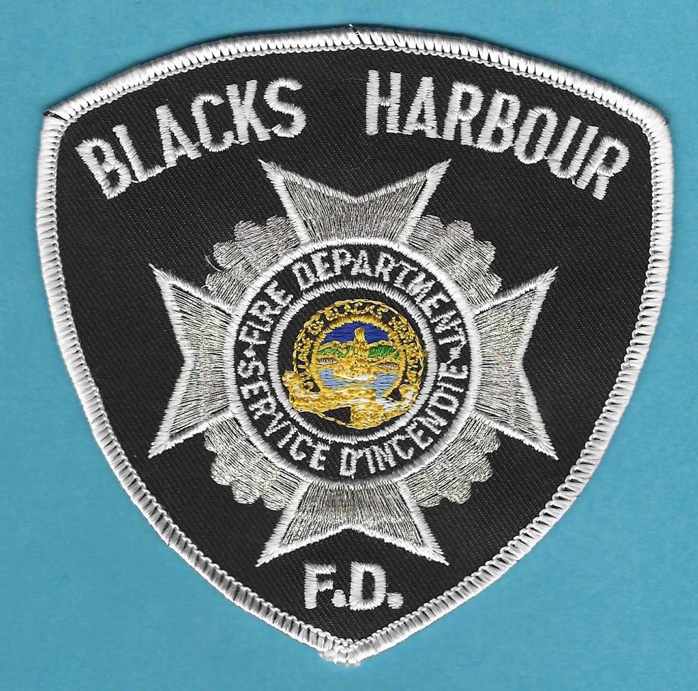 BLACKS HARBOUR NEW BRUNSWICK CANADA FIRE DEPARTMENT PATCH FLASH