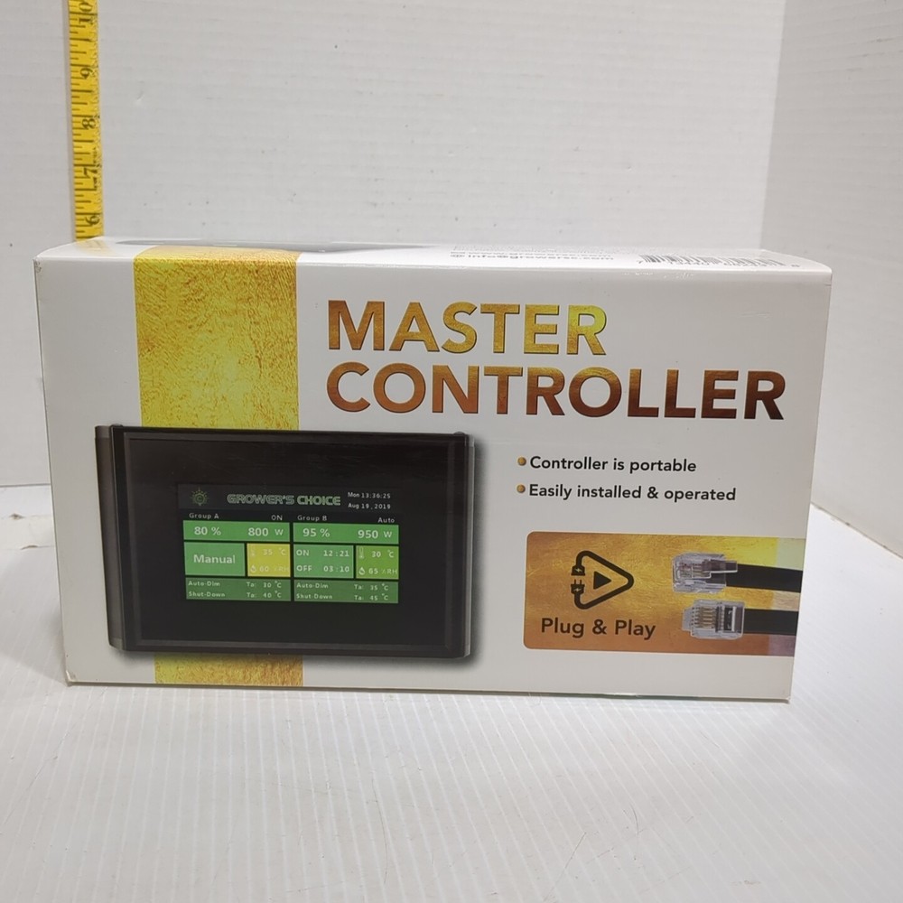 Growers Choice Master HID & LED Light Controller LCD Touchscreen, Overheat Prot…