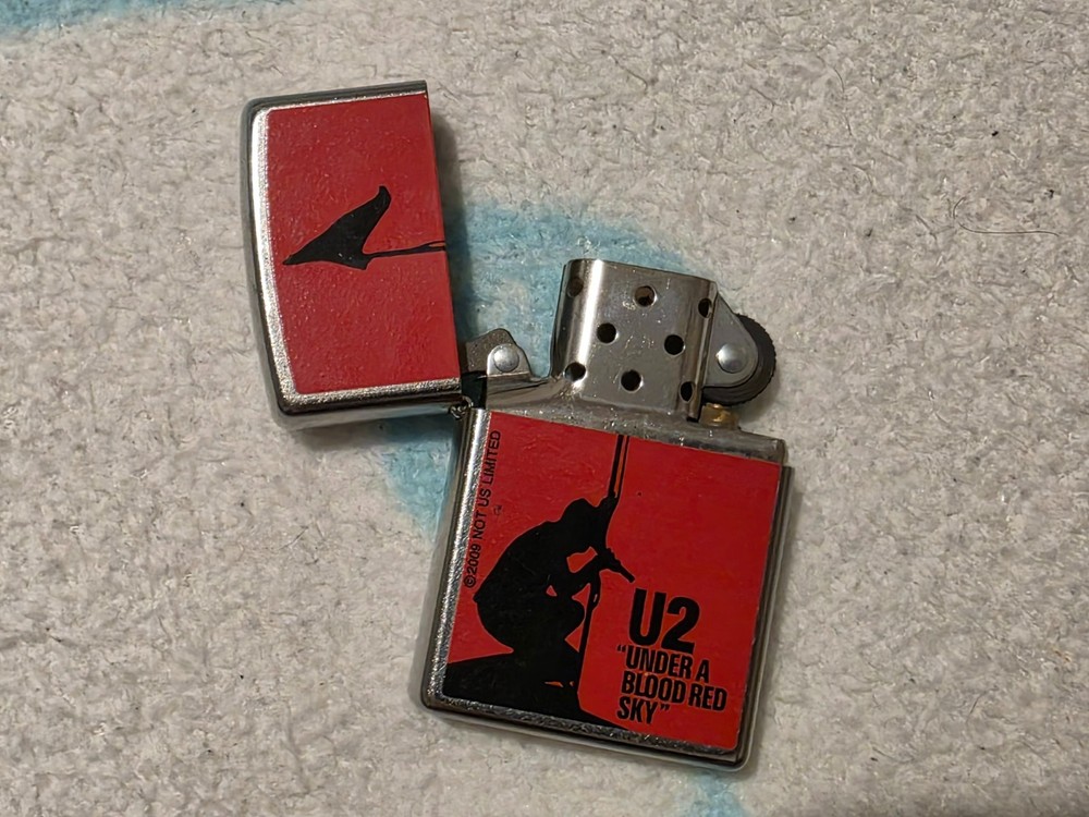 U2 themed zippo lighter