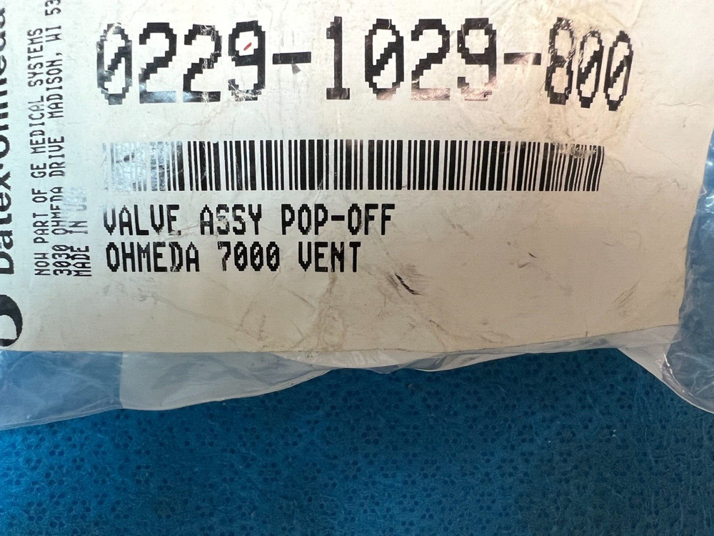 NEW  Bellows POP OFF Valve   7000 vent(E758)