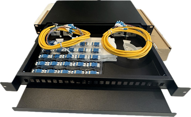 24 Port Fiber Patch Panel Full Solution LC SingleMode Duplex  -983495