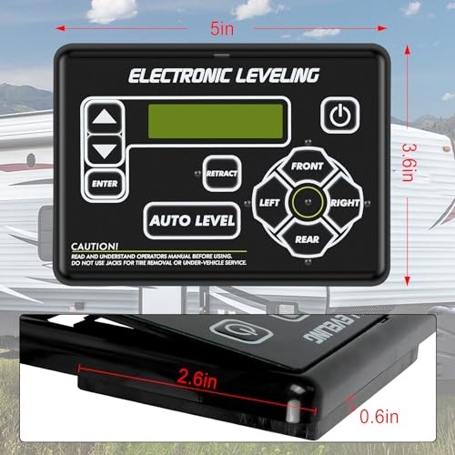 RV Leveling touchpad with Auto-Leveling Button Replace 421484 Fit for Lippert