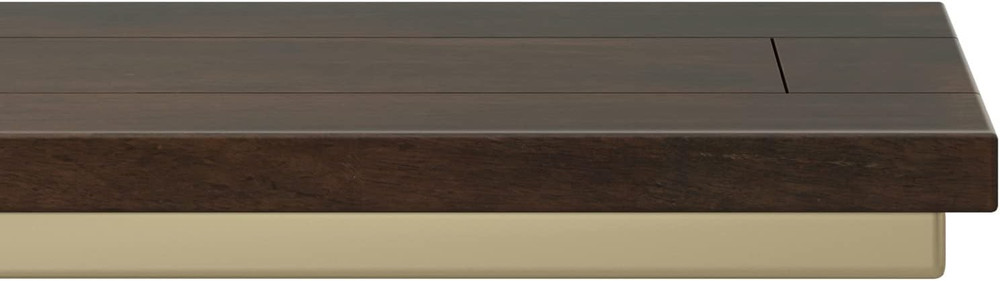 Skyler 18" C-Side Table - Solid Mango Wood & Metal, Industrial Accent Table