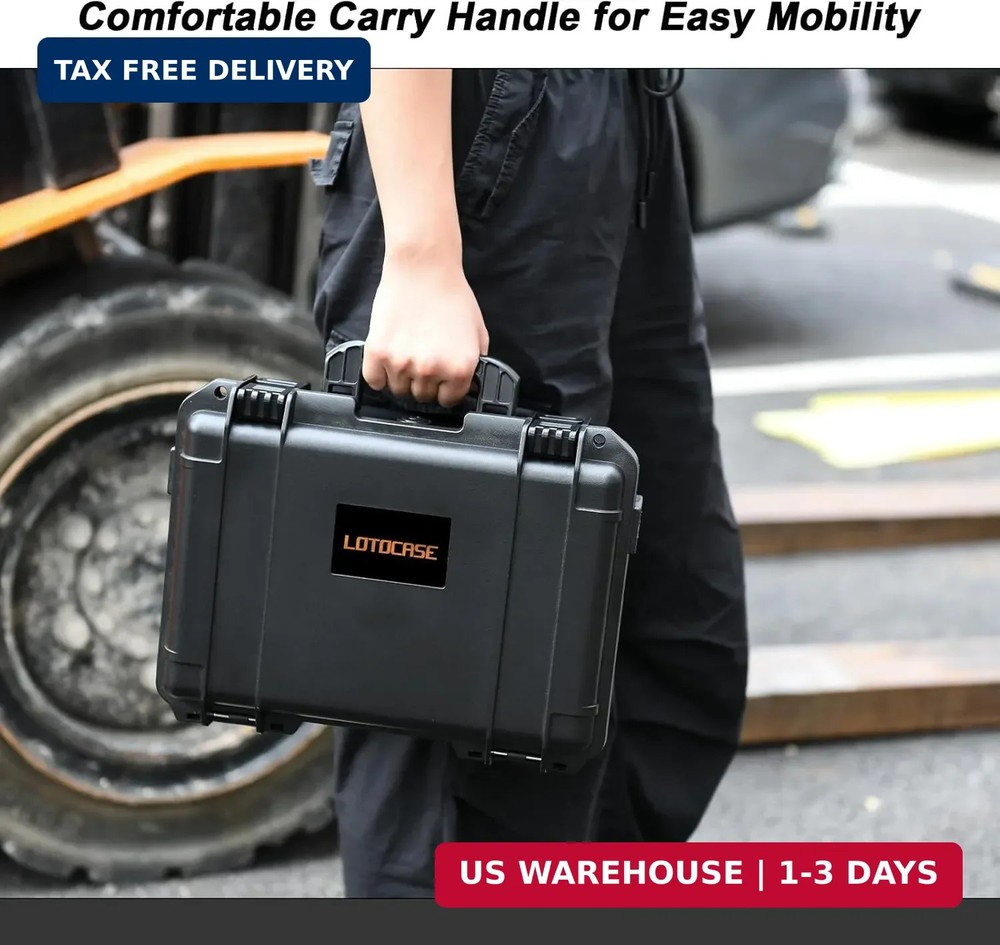 Ammo Box Storage Case for Bullets - 9mm Ammo Case | TSA Approved | Fits 9mm, .40