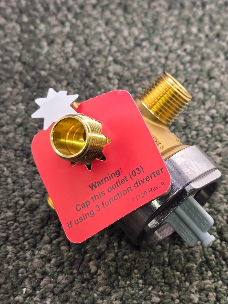 Delta R11000 MultiChoice 3/6-Setting Shower Diverter Rough-In Valve Solid Brass