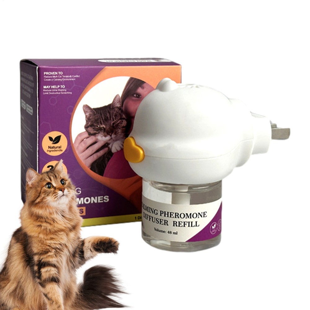 Pheromone Diffuser For Cats Cat Pheromone Plug-In Relaxants Start Kit For Anxiet